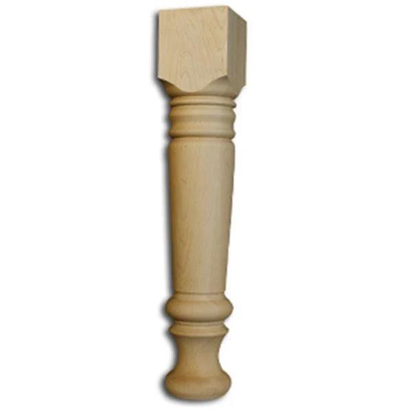Massive Farm Dining Table Leg - Species:Pine